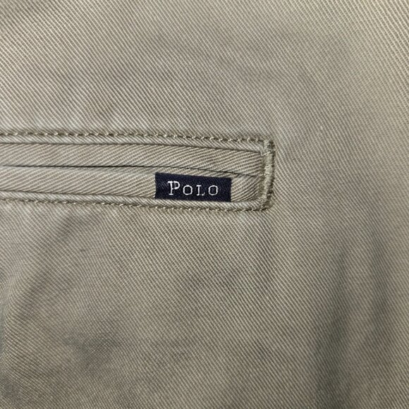 Polo Ralph Lauren Chino Pants Men 40x30 (~40x29.5) Classic Fit Flat Front Cotton - Picture 7 of 10